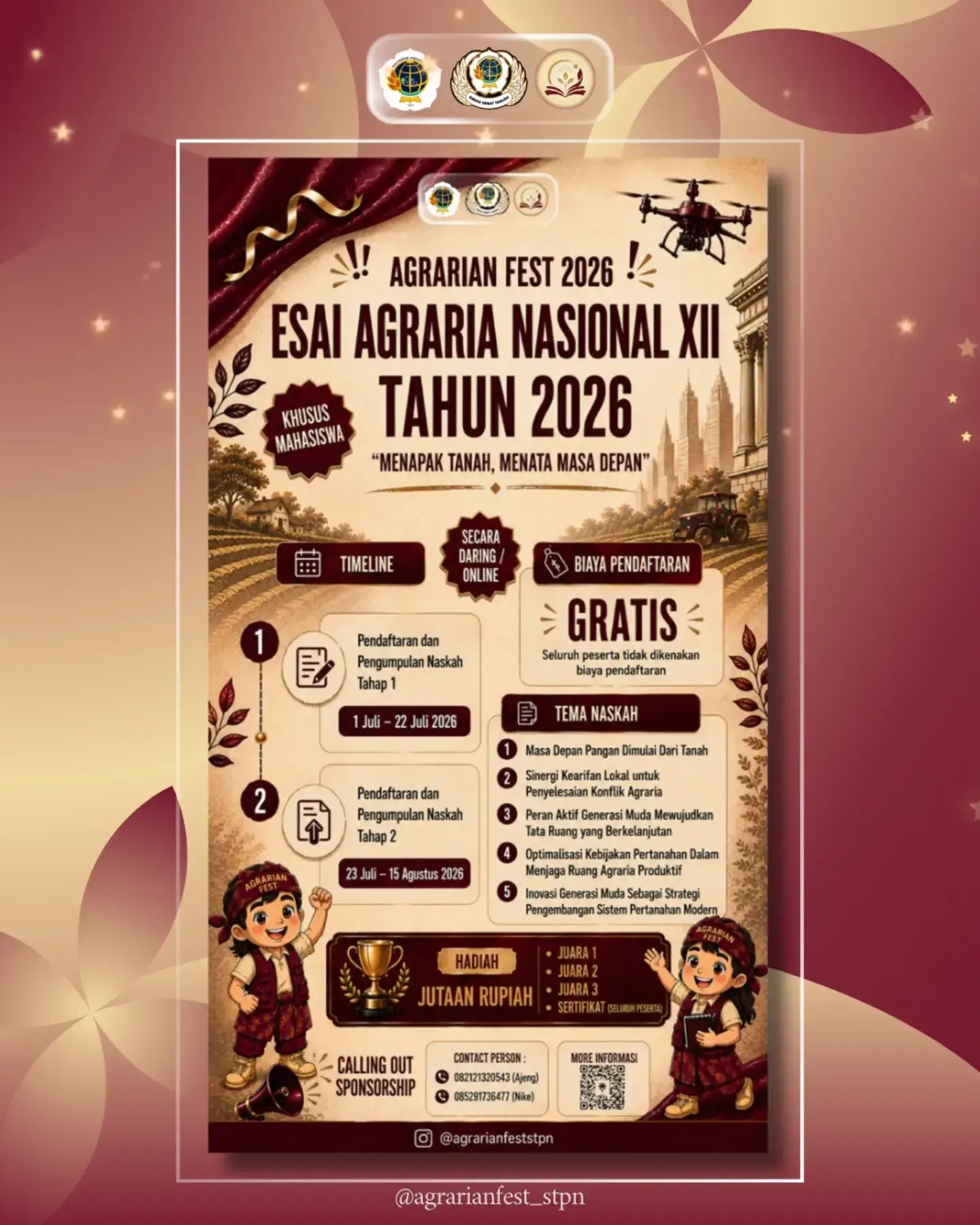 Agrarian Fest 2026: Esai Agraria Nasional XII & BASIC II