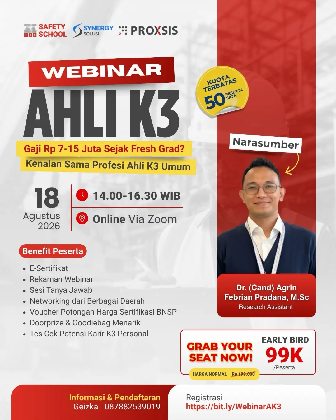 Webinar Ahli K3: Kenalan Sama Profesi Ahli K3 Umum