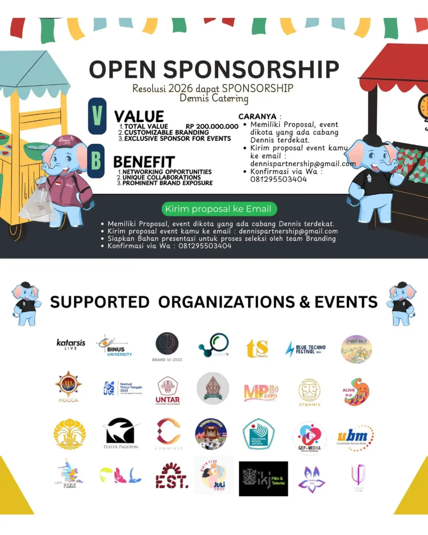 Open Sponsorship Dennis Catering 2026