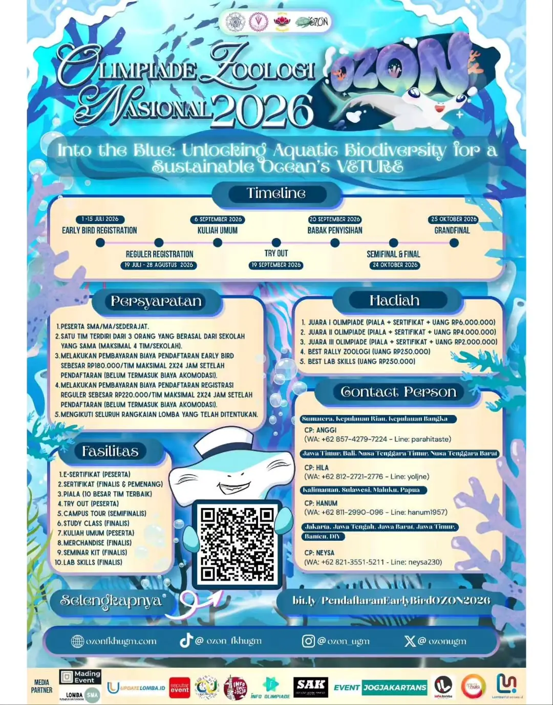 Olimpiade Zoologi Nasional (OZON) 2026