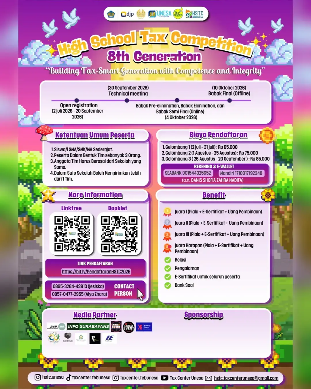 High School Tax Competition (HSTC) 8th Generation