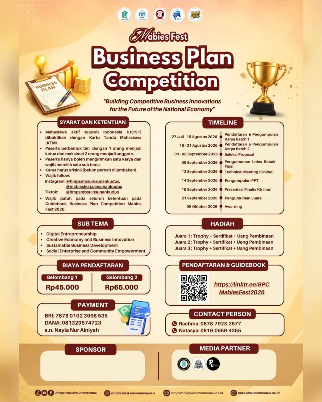 Business Plan Competition MABIES FEST 2026