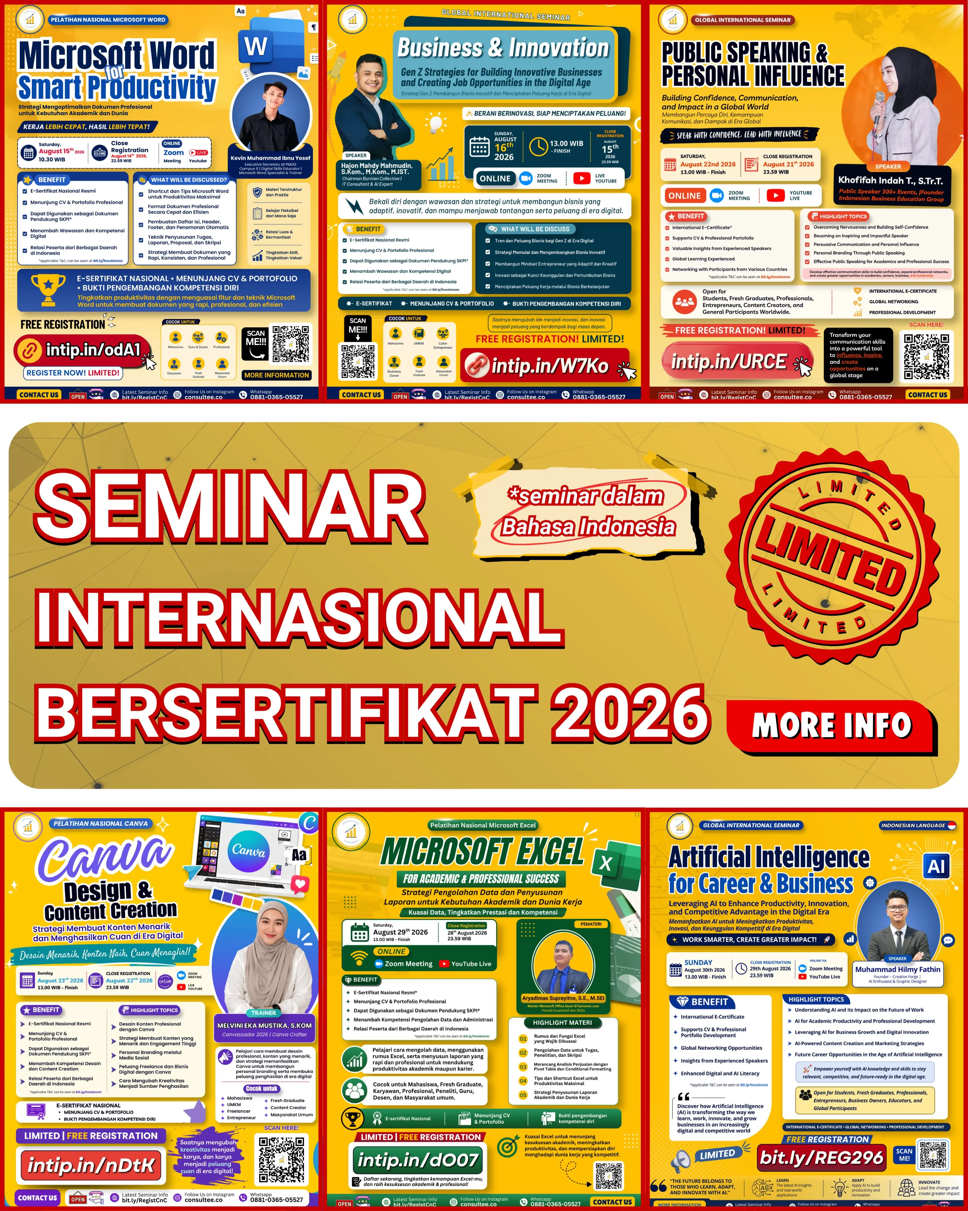 Seminar Internasional Bersertifikat 2026
