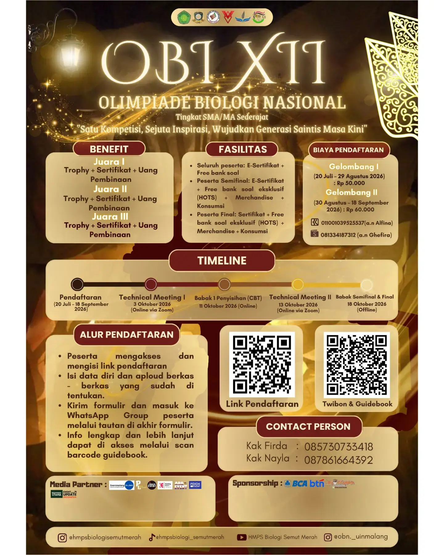 Olimpiade Biologi (OBI) XII