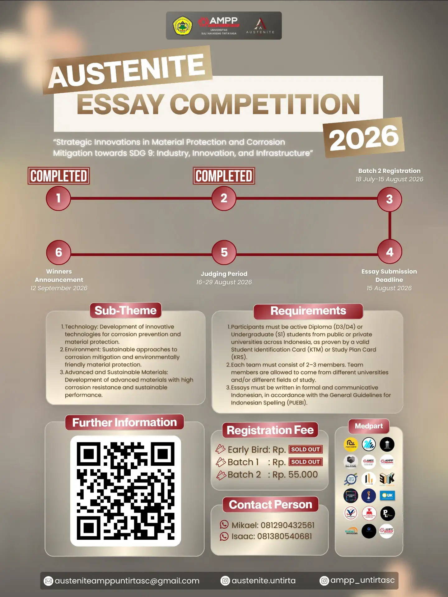AUSTENITE 2026 Essay Competition
