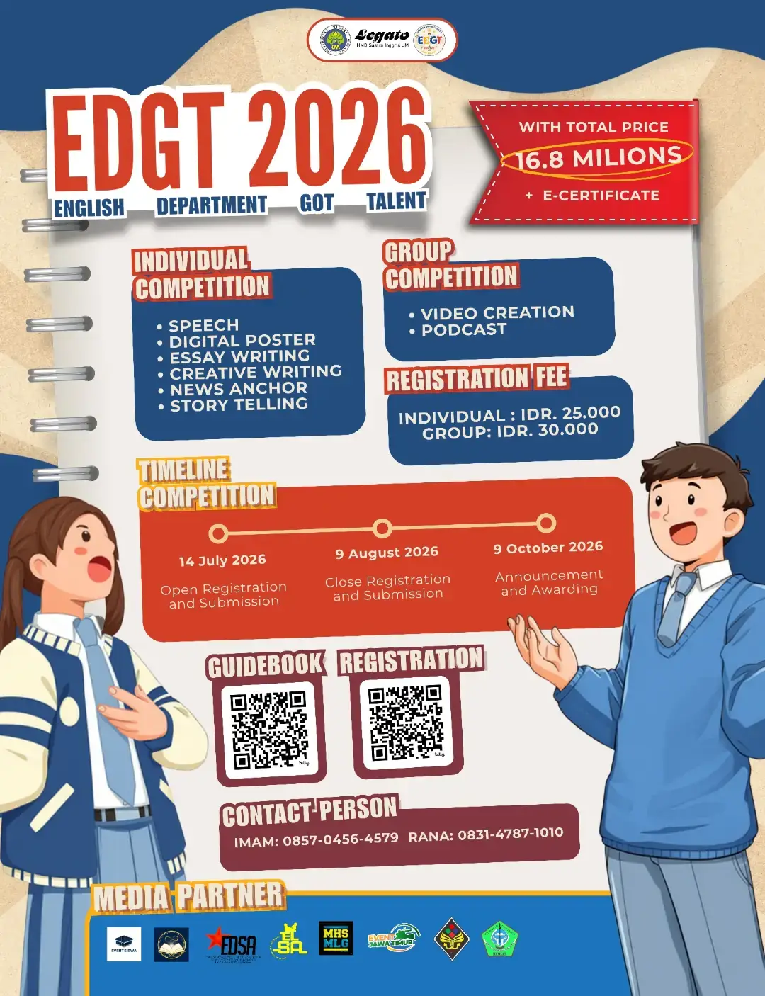 English Department's Got Talent (EDGT) 2026