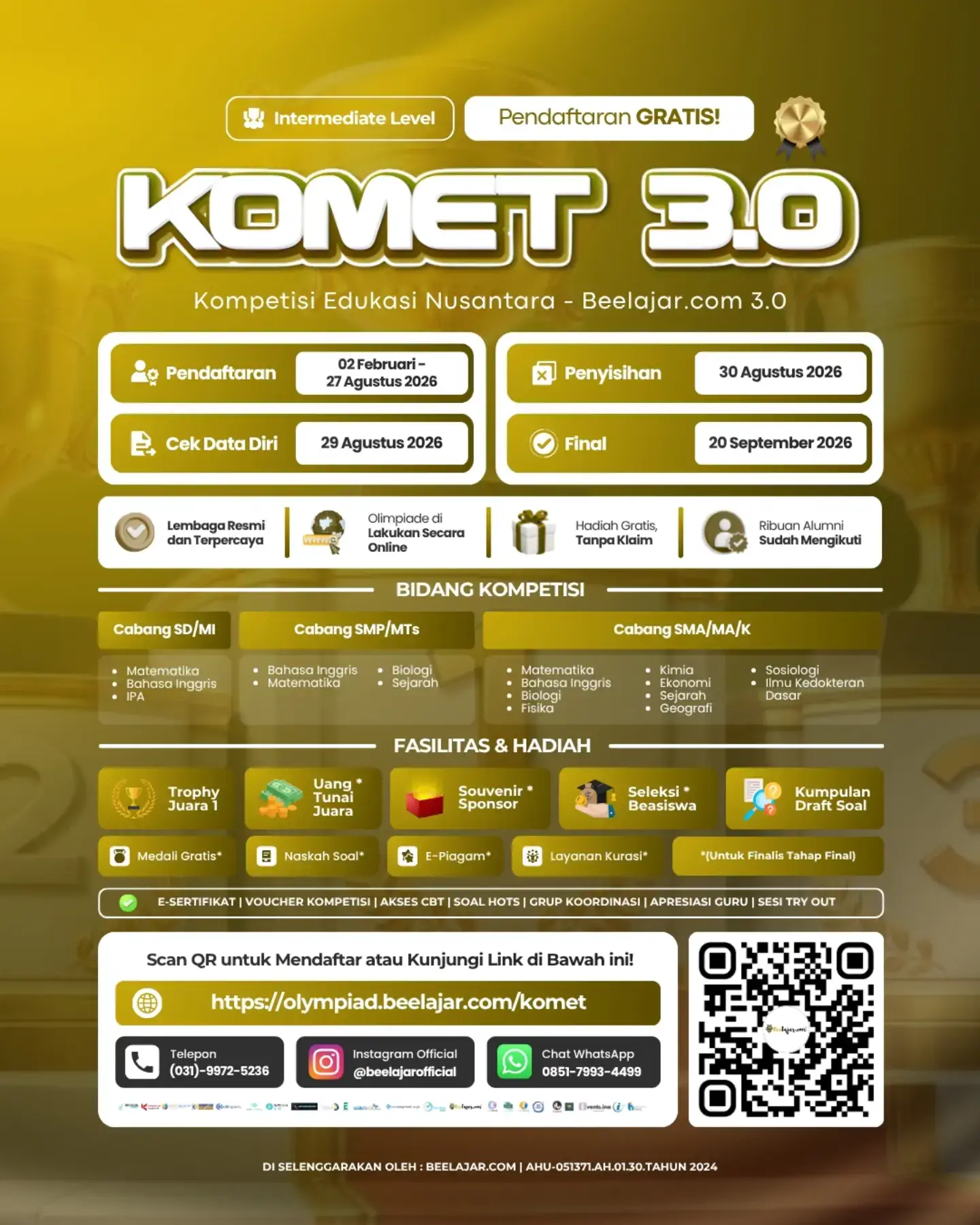 Kompetisi Edukasi Nusantara (KOMET) 3.0