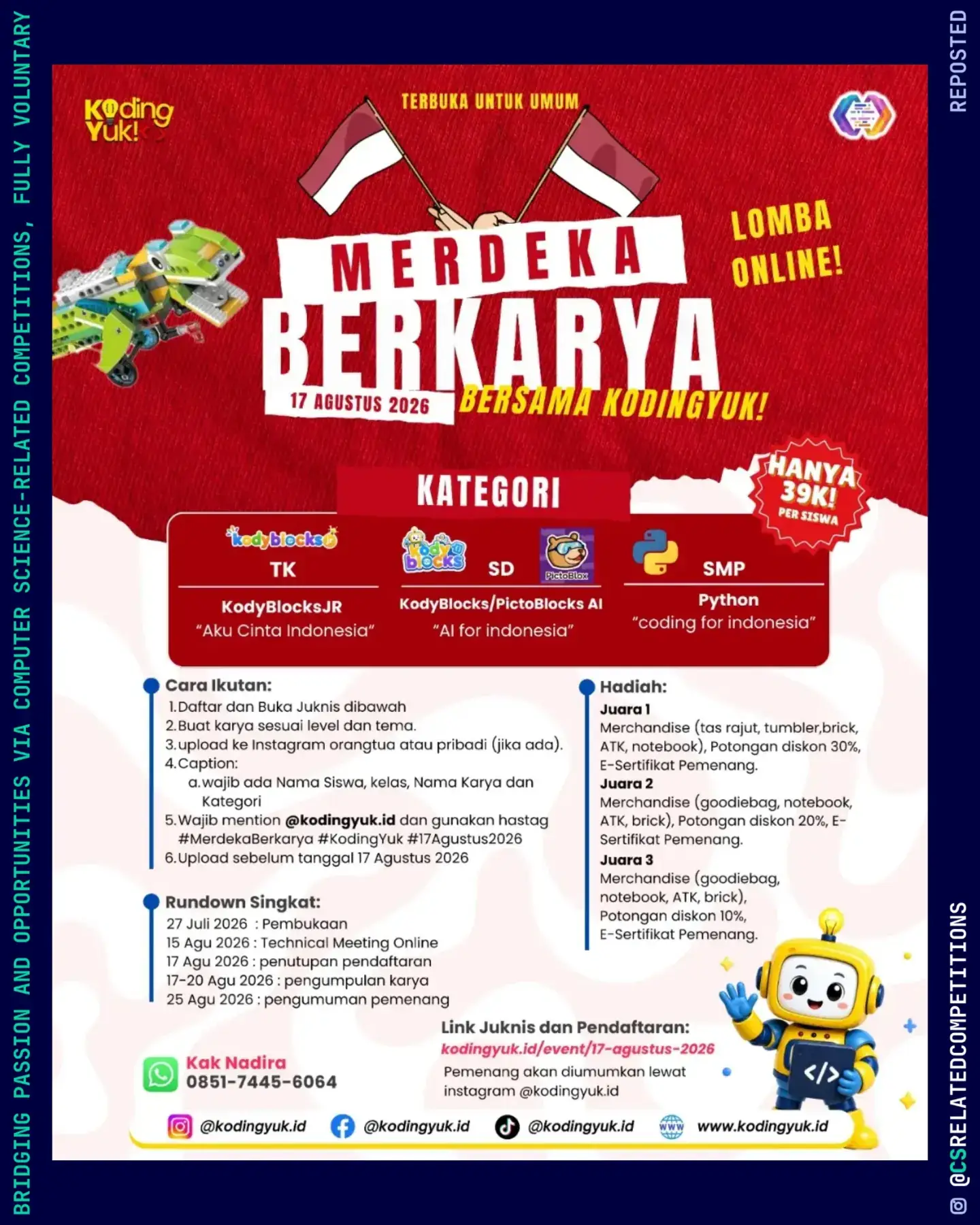 Lomba Coding Online Merdeka Berkarya