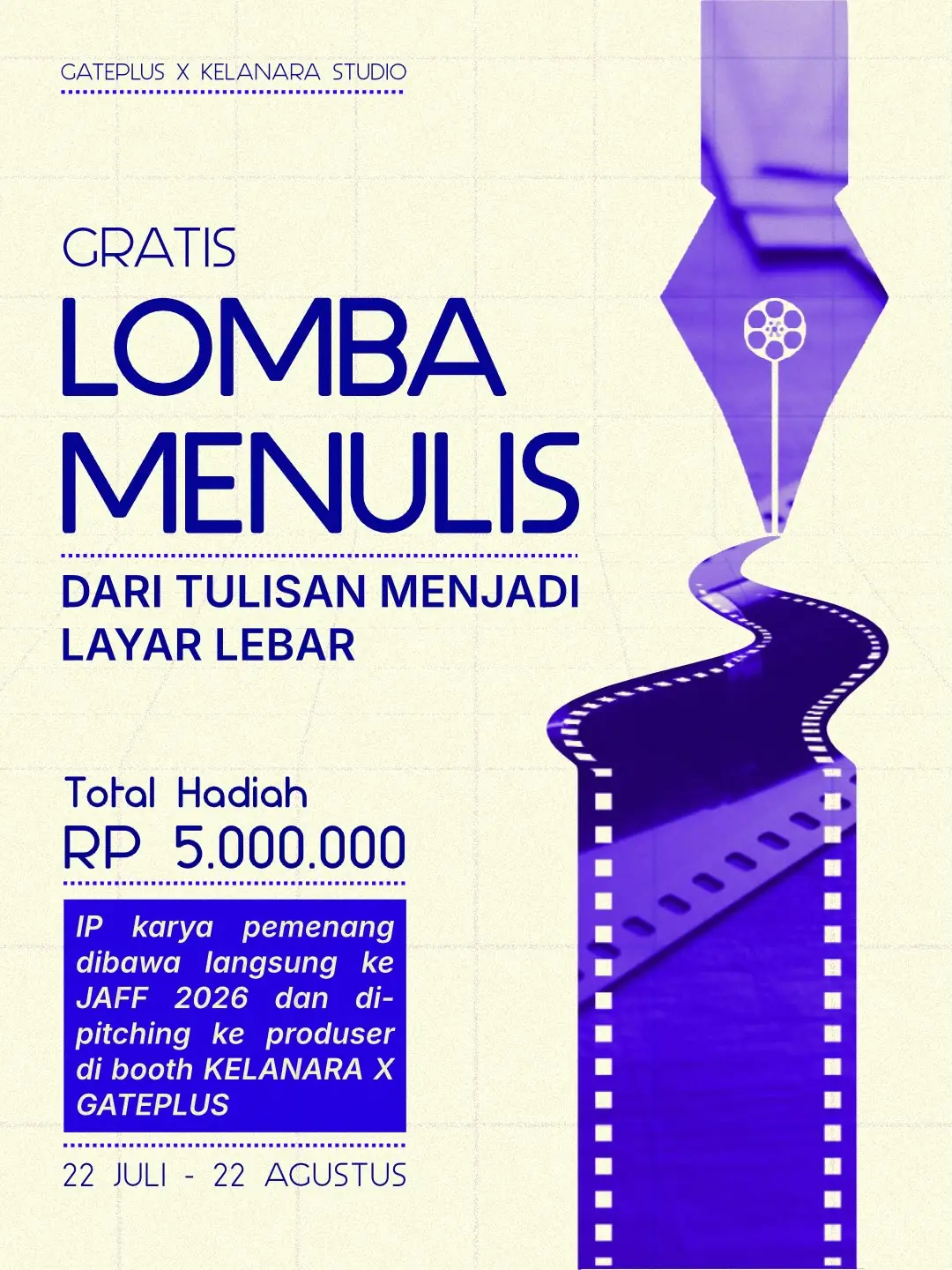 Lomba Menulis IP: Dari Tulisan Menjadi Layar Lebar