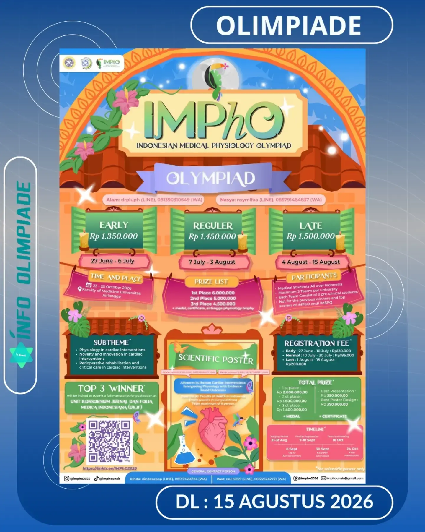 Indonesian Medical Physiology Olympiad (IMPhO) 2026