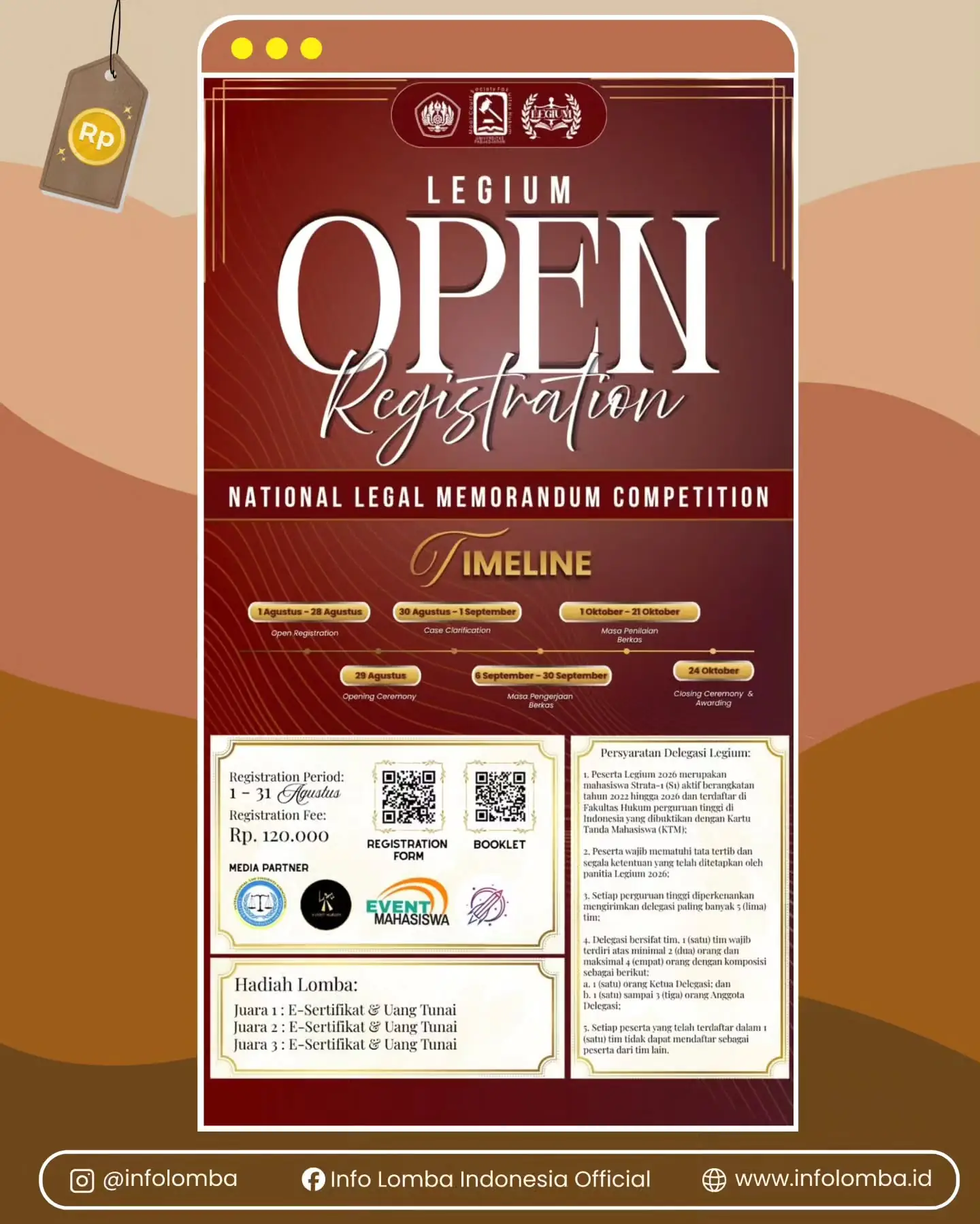 Legal Memorandum Competition (LEGIUM) 2026