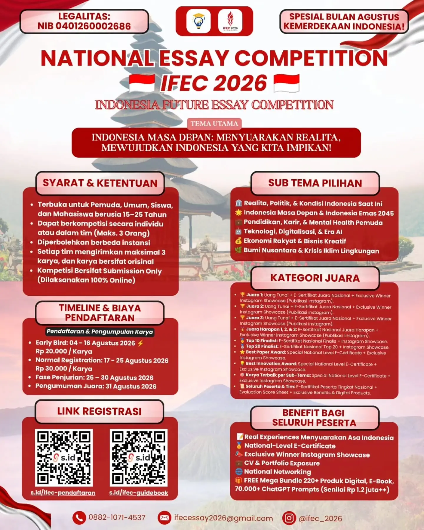 National Essay Competition (IFEC 2026)