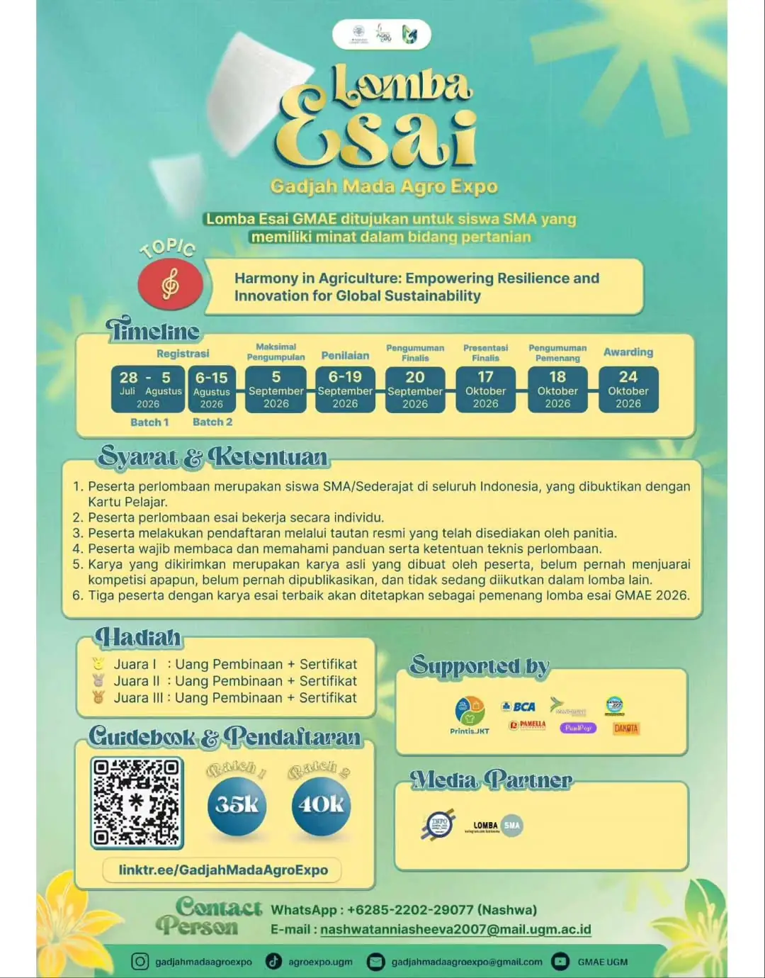 Gadjah Mada Agro Expo (GMAE) 2026
