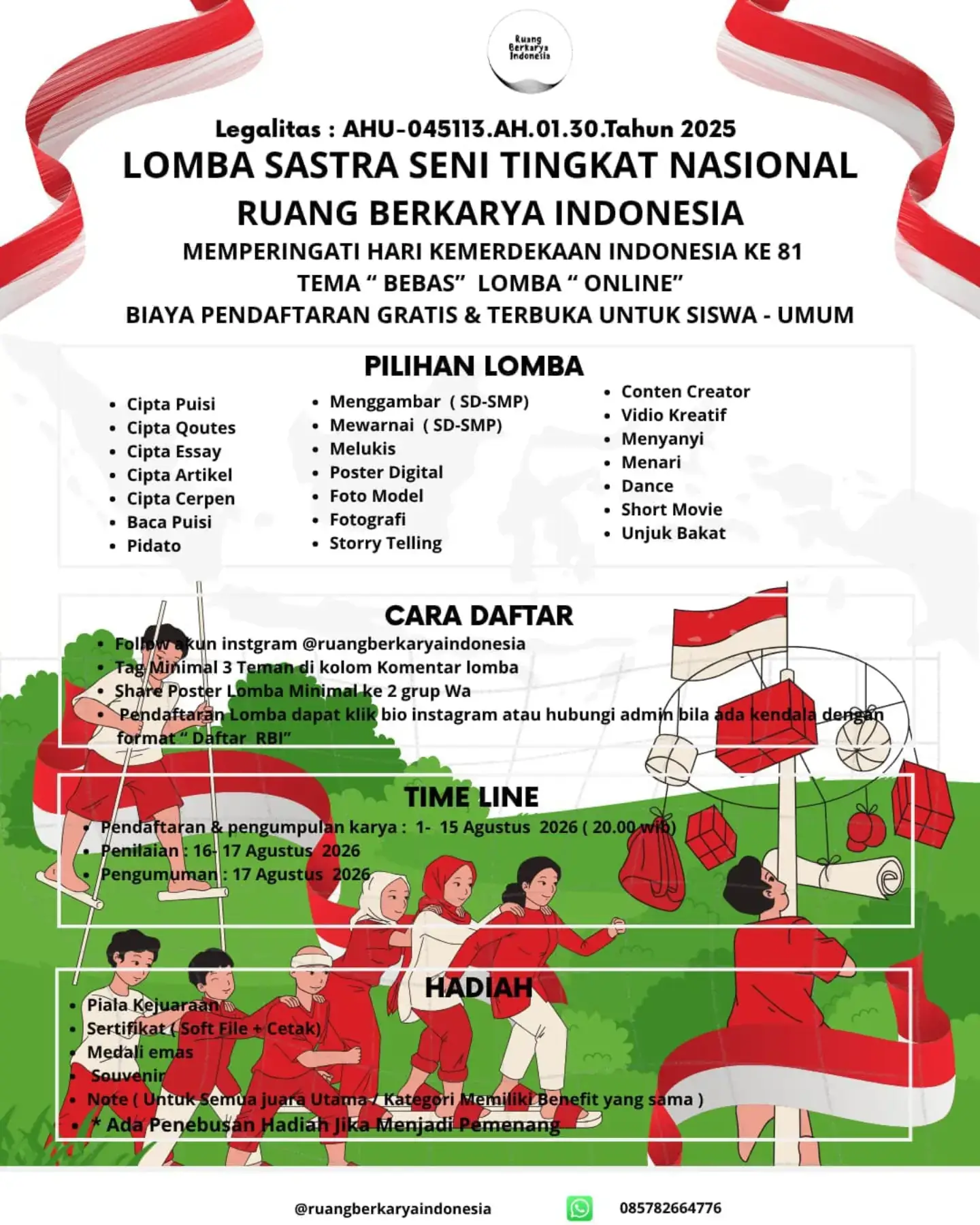 LOMBA SASTRA SENI NASIONAL