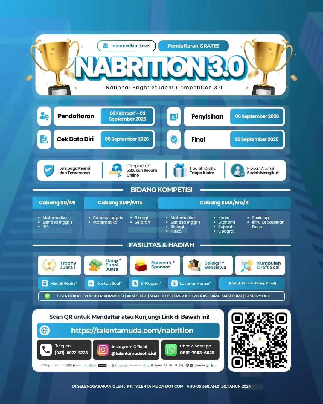 NABRITION 3.0 - National Bright Student Competition