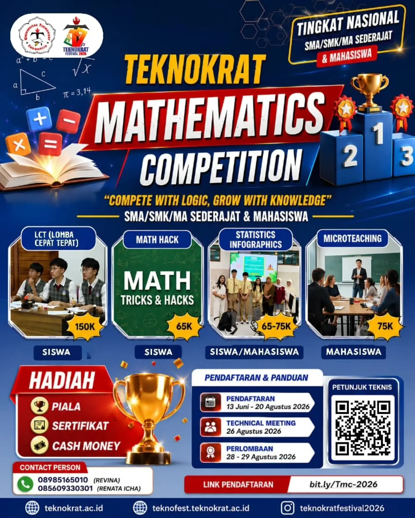 Teknokrat Mathematics Competition 2026