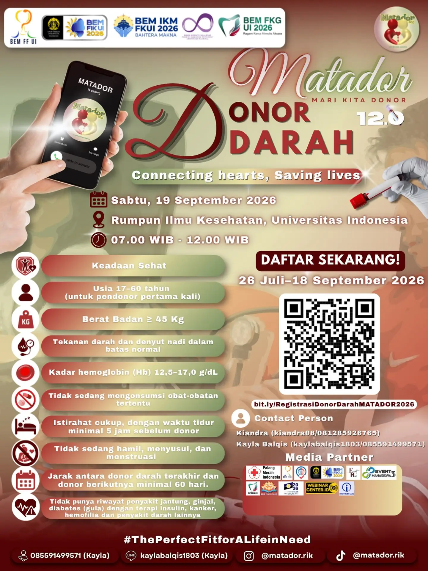 DONOR DARAH MATADOR 12.0