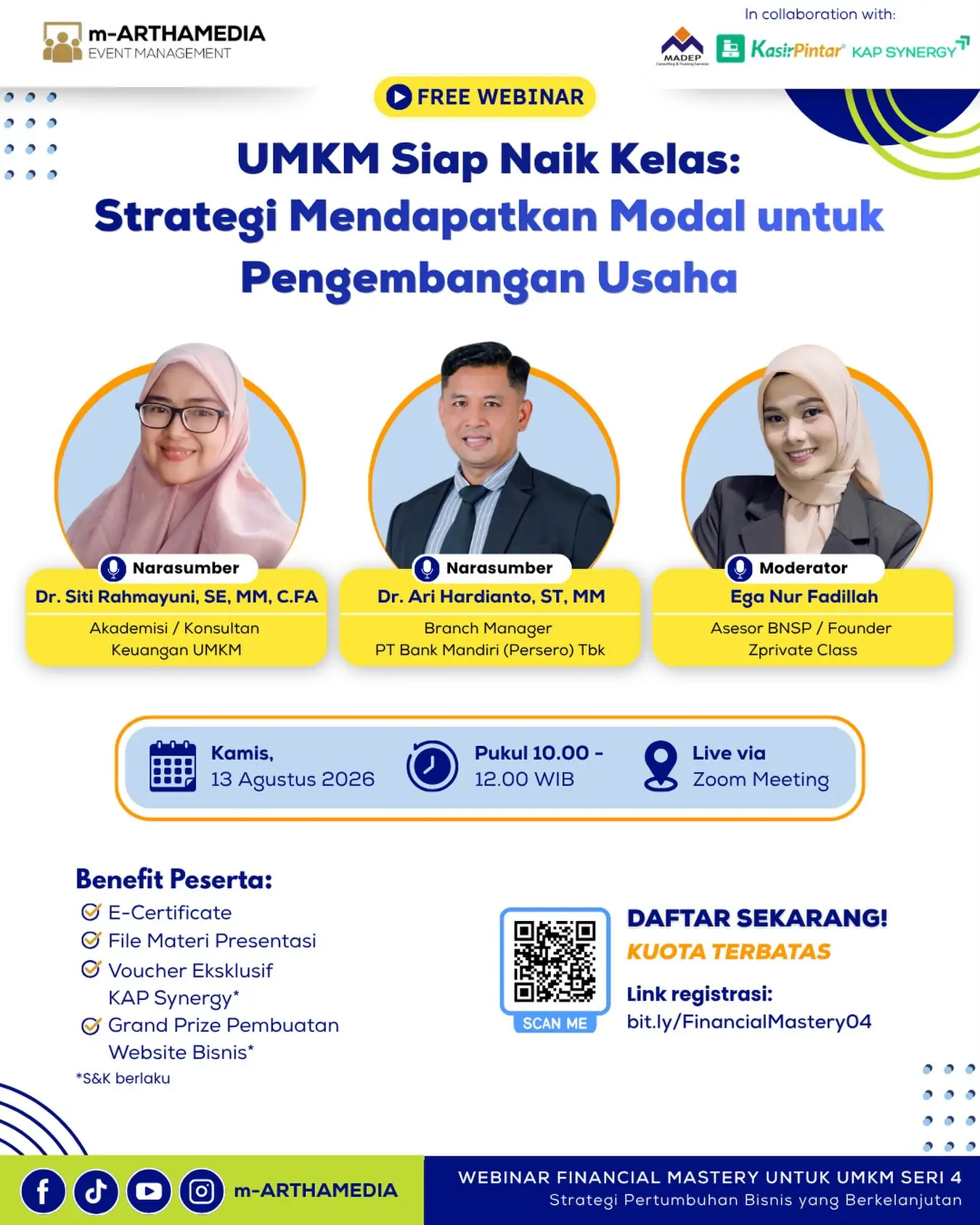 UMKM SIAP NAIK KELAS: STRATEGI MENDAPATKAN MODAL