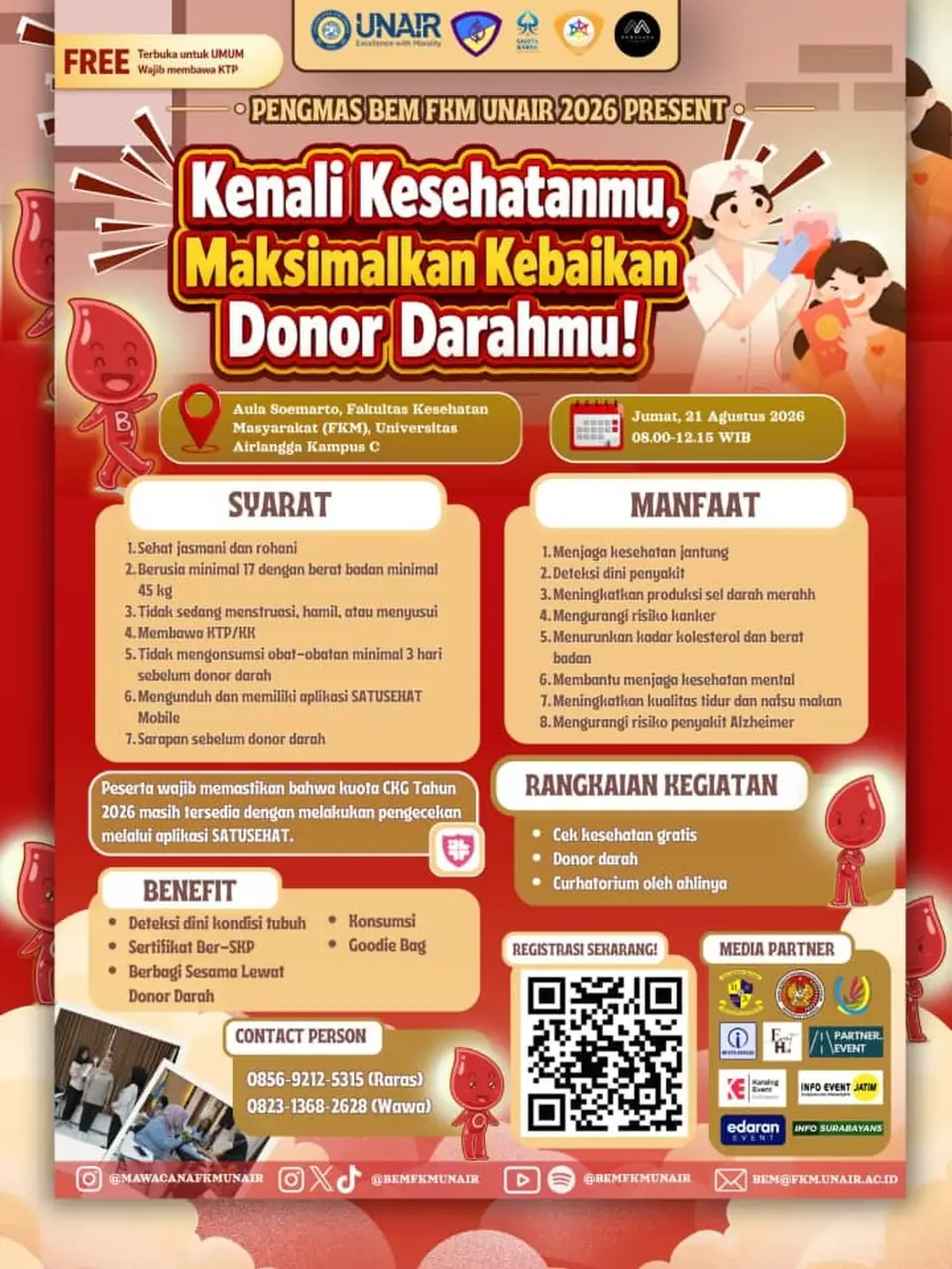 MAWACANA 2026: Donor Darah & Cek Kesehatan
