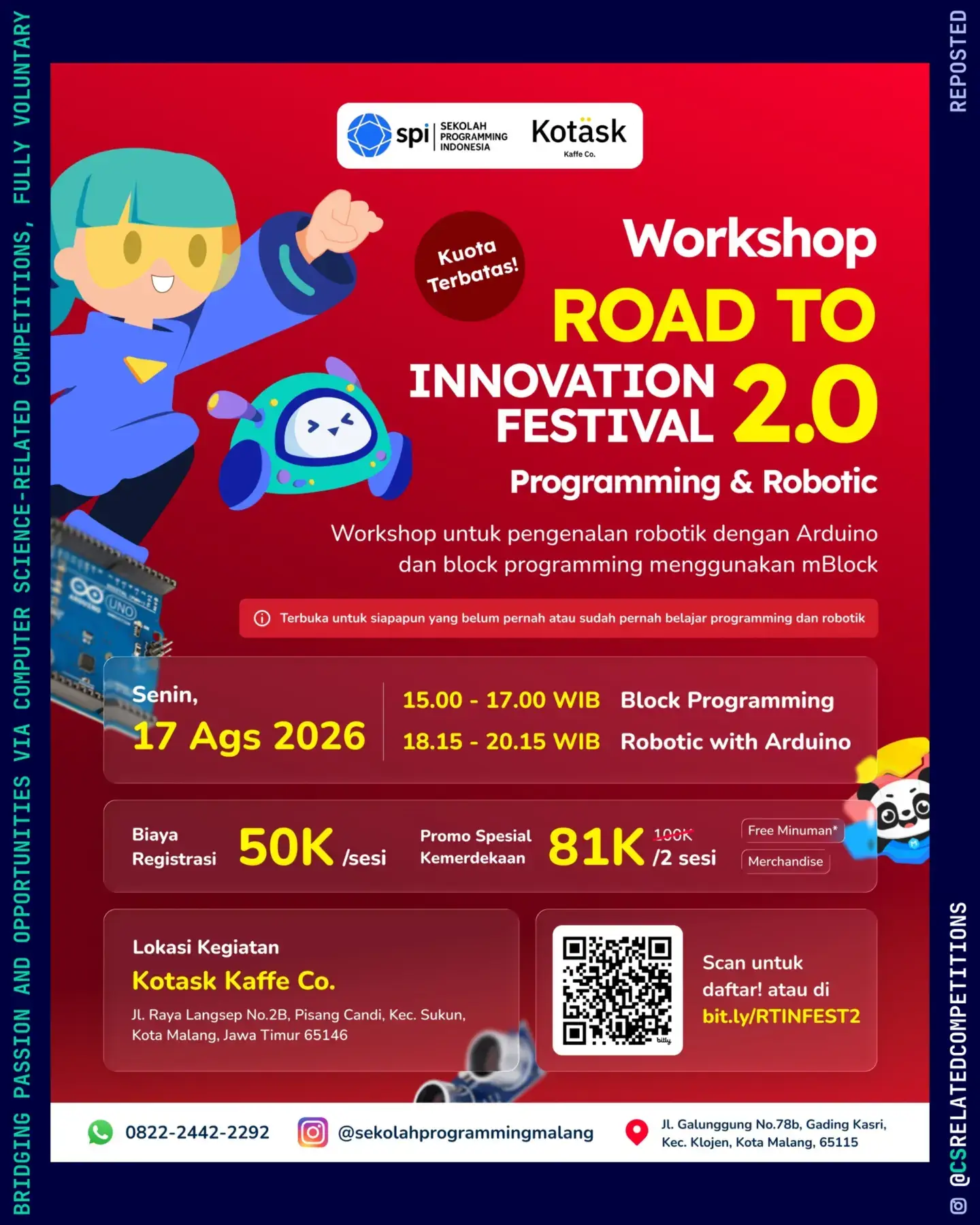 Workshop ROAD TO INFEST 2.0