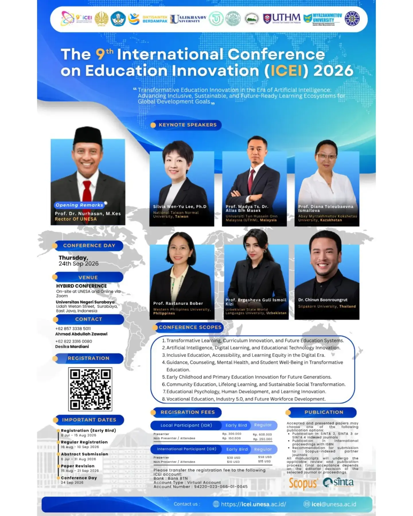 The 9th International Conference on Education Innovation (ICEI) 2026