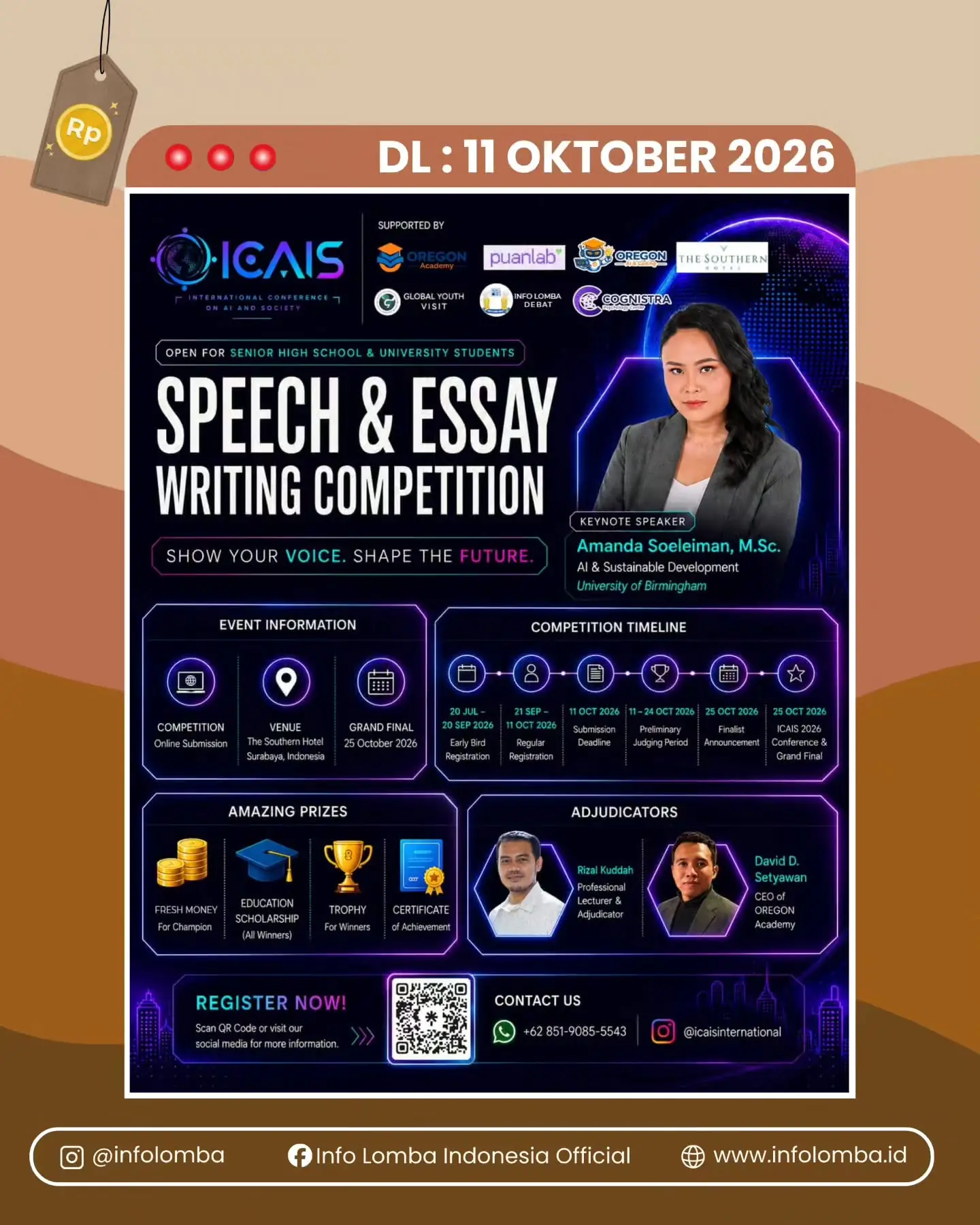 ICAIS 2026 Speech & Essay Writing Competition