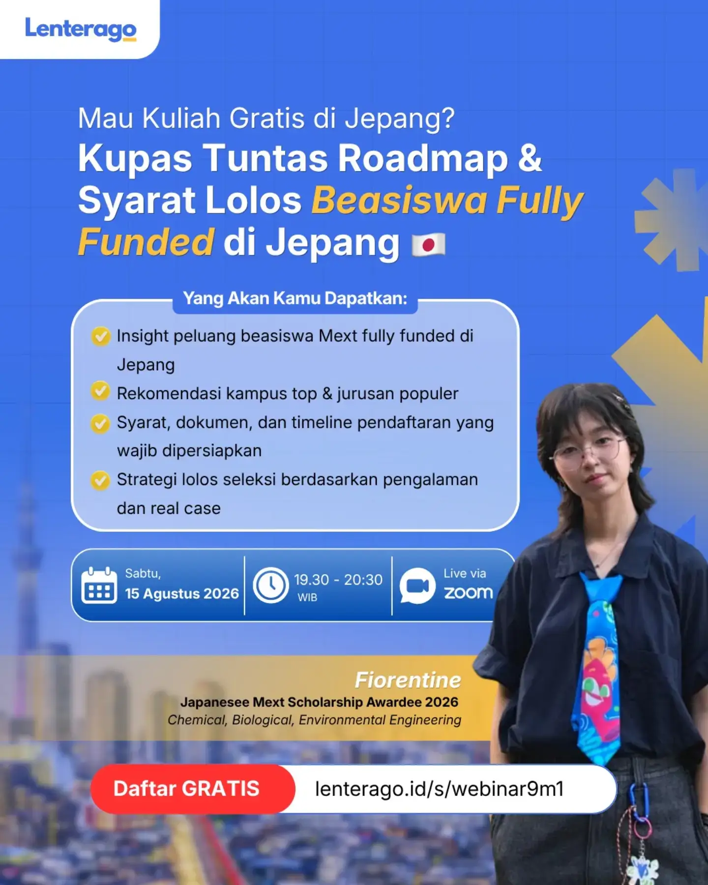 Webinar: Roadmap & Syarat Lolos Beasiswa Fully Funded di Jepang